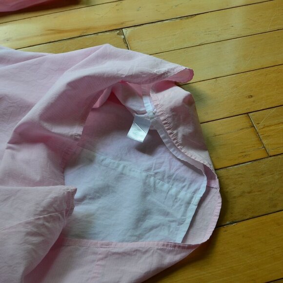 Lilly Pulitzer Pink Pinstripe Ruffle Collar Dress Long Sleeve Size 0 - Picture 10 of 14